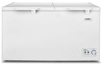 34 Refrigeración ALASKA420B1 Congelador horizontal 420 lts. Color blanco.