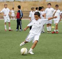 Benjamines (8-9 años) Alevines (10-11 años) Infantiles (12-13 años) Cadetes (14-15 años) Además de la información que se recoge seguidamente, la Fundación Real Madrid ofrece todos sus servicios para