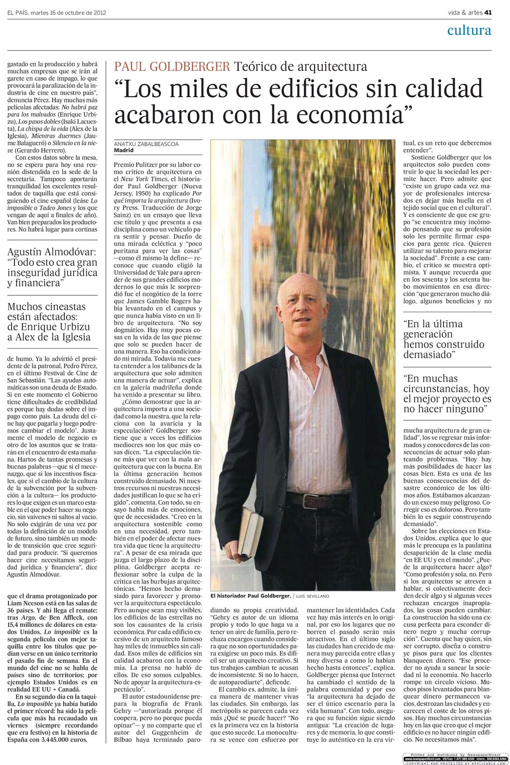 Kiosko y Más - El País (Nacional) - 16 oct 2012 - Page #41 1 de 1