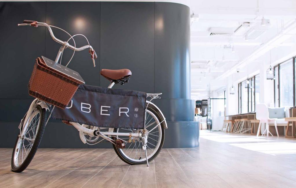 070 espacio 071 EN LA CIUDAD FLOTANTE El proyecto del estudio Bean Buro para la nueva oficina de la compañía Uber en Hong Kong se inspira en la obra del arquitecto alemán Gottfried Semper, quien