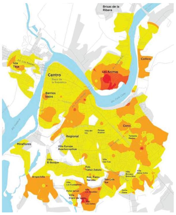 Elaboración de una Metodología para desarrollo de Heat Maps - Además, los mapas podrían ser una herramienta para planificación de la ciudad, generación de políticas, etc.