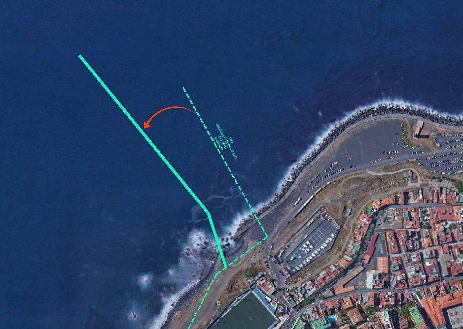 El emisario submarino el Peñón está conectado con la EBAR de Playa Jardín y tiene una longitud de 27