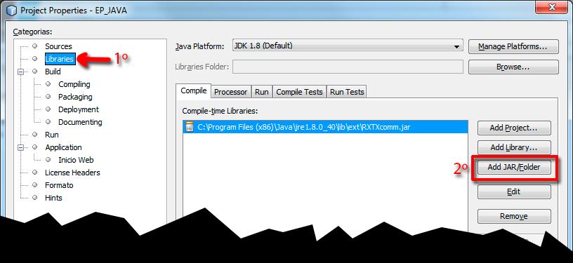 Java Ya hemos guardado el archivo RXTXcomm.