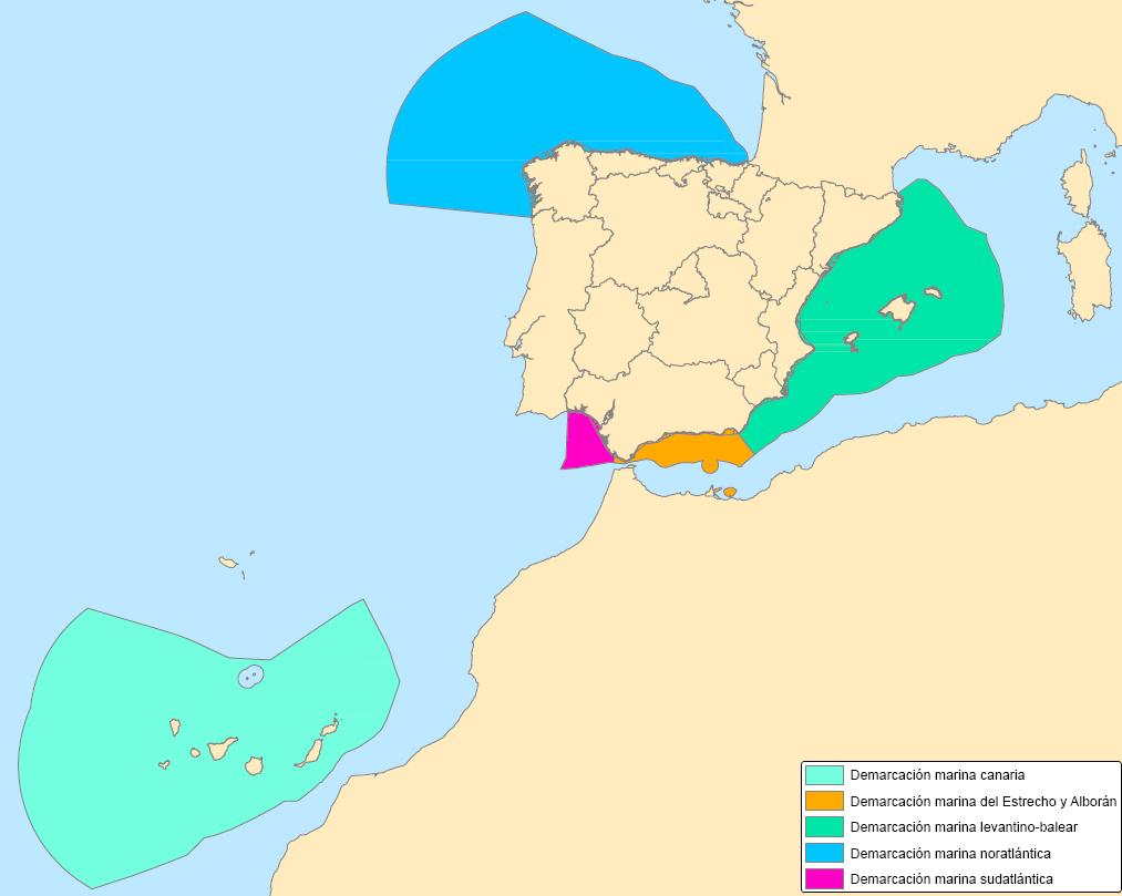 *Levantino-Balear *Canaria más de 1 millón de km 2 de aguas de soberanía y