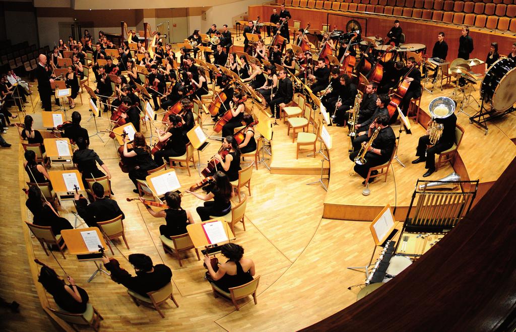 Orquesta Sinfónica del Conservatorio Superior de Música de Aragón La Orquesta Sinfónica del CSMA es el reflejo de la incesante actividad académica y artística del propio Conser vatorio, al tiempo que