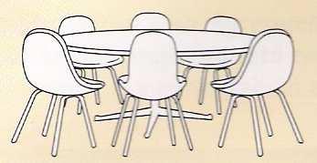 (Los niños han de dibujar 8 zapatos) 31. José y 5 amigos están comiendo pizza Se pueden sentar todos en una mesa con 6 sillas?
