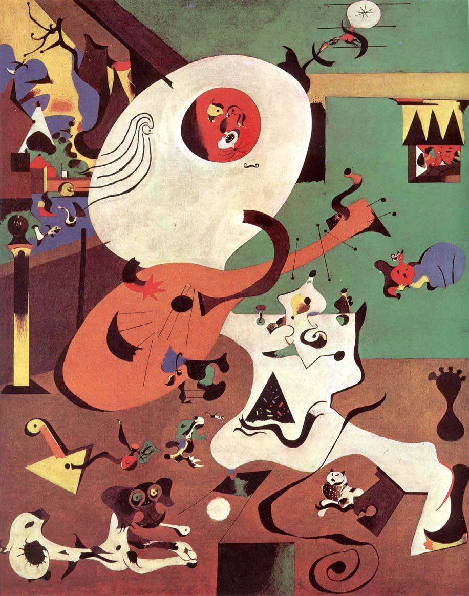 Imatge C Imatge C. Joan Miró (1856-1993): Interior holandés I, 1928.