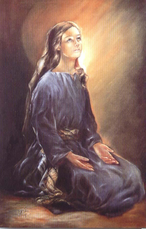 María de Nazaret Soy la mujer silenciosa del Adviento.