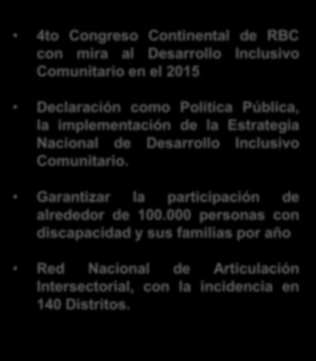 RECURSOS (INFOSEDIS) Red Nacional de Articulación Intersectorial, con