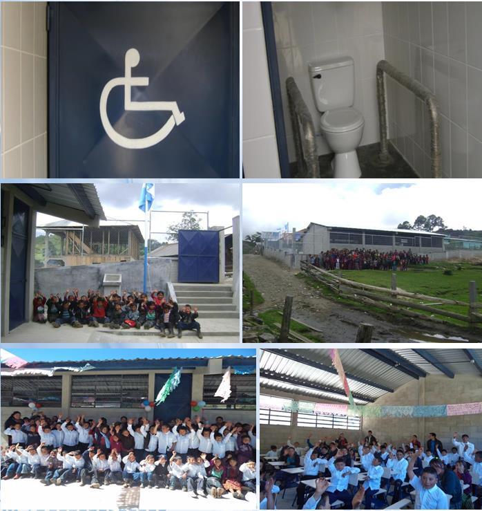 DESCRIPCIÓN DEL PROYECTO: Construcción de 2 aulas puras, construcción de servicios sanitario para mujeres, 1 retrete, 1 retrete para discapacitados, lavamanos colectivo, servicios