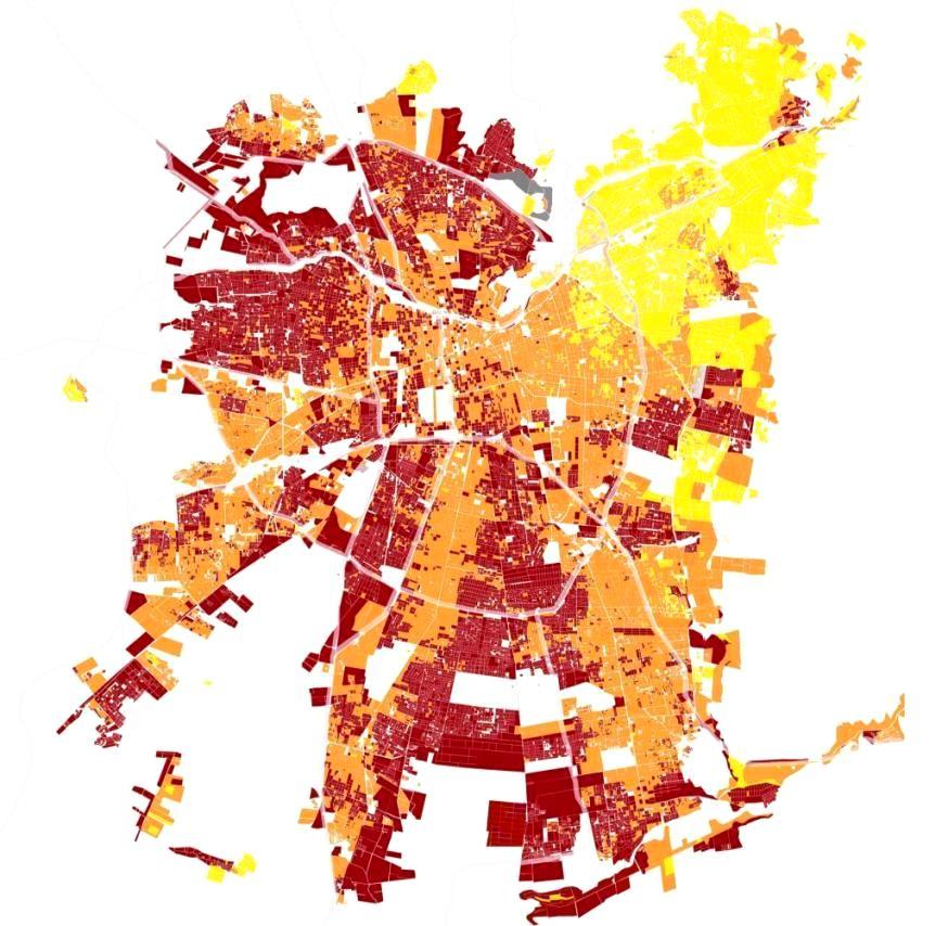 Medir brechas entre ciudades, comunas y barrios Segunda Etapa (ejemplos) Estado de las