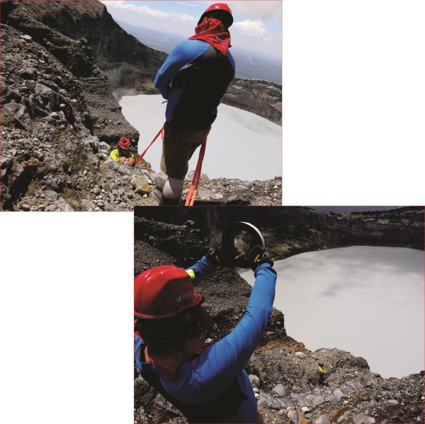 IV. Volcán Rincón de la Vieja En el mundo los lagos volcánicos calientes y ácidos son poco comunes, se contabiliza menos de 30 de este tipo de lagos, de los cuales en Centro América se ubican 3: