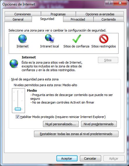 Configurar Internet Explorer per a que signa.udl.