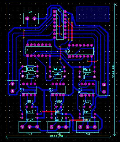 9.- IMPRESO DEL PCB Lo primero que se necesita para hacer una placa de circuito impreso es un dibujo de las pistas para los elementos, esto