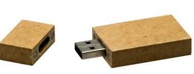 XAUSB018 USB de Cartón Reciclado Material: Cartón