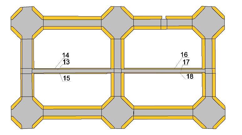 Als plànols es representaran els polígons de calçada i vorera organitzats per capes d AutoCad (o nivells de Microstation), lliurant-se un plànol amb la planta de polígons abans de l obra i un altre