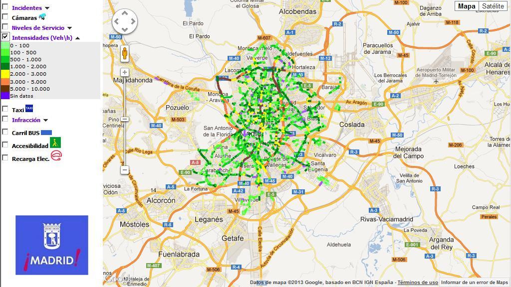 CASO DE ESTUDIO CIUDAD DE MADRID VEHICULOS EN MADRID El índice de motorización en la Ciudad de Madrid alcanza los 601 vehículos por cada 1,000 habitantes (por regla general) Madrid es una ciudad con