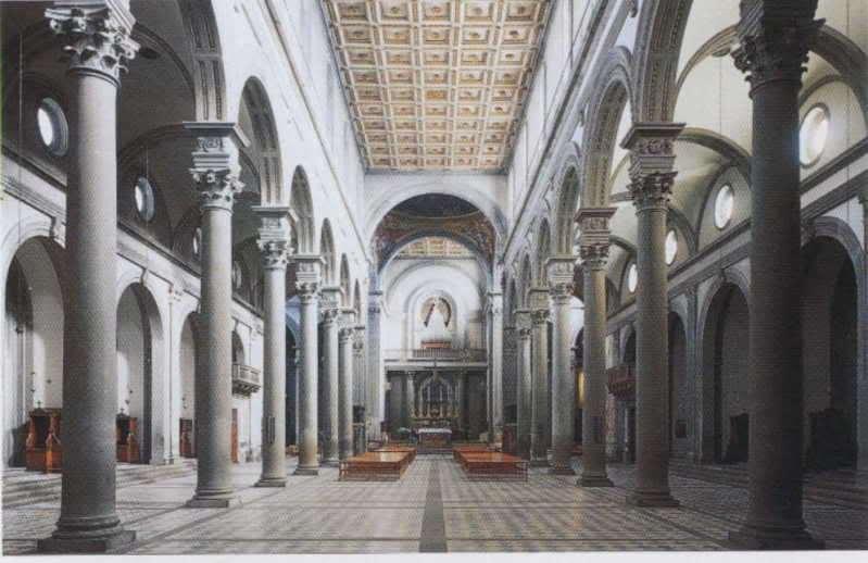 Brunelleschi San Lorenzo, Florencia,1421 La