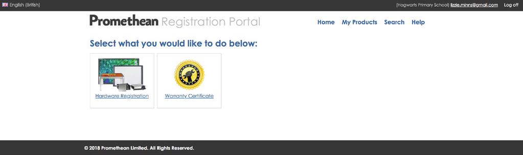 Si encontramos una coincidencia en el Portal de registro, aparecerá un mensaje en el que se le pedirá que seleccione la cuenta adecuada.