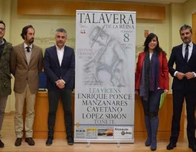EL PROTAGONISTA TOLEDO La Unión de Toreros presenta su festival 2018 en Talavera de la Reina En la mañana de este martes y en el Ayuntamiento de Talavera de la Reina se ha presentado por parte de