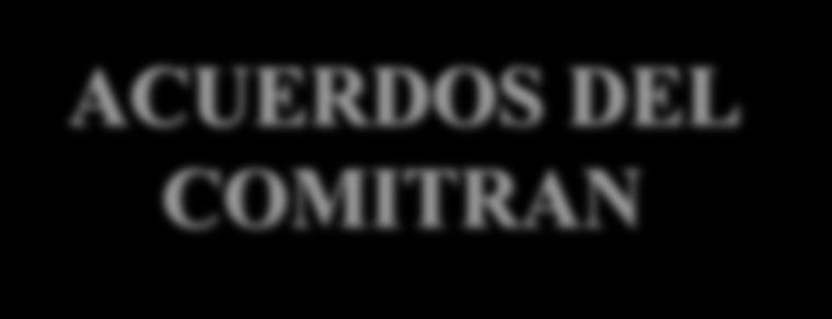 ACUERDOS DEL COMITRAN ACUERDO No. 08-2014.
