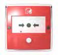 PULSADORES DE ALARMA PUL-VSN PULSADOR MANUAL DE ALARMA REARMABLE Pulsador manual de alarma rearmable de superficie de color rojo con tapa de protección incluida. Uso exclusivo en interiores.