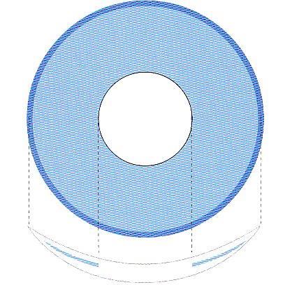 Fabricación de lentes tintadas: - Laminación Técnica más complicada. Tintado opaco Corte de anillo frontal en el botón deshidratado del polímero.