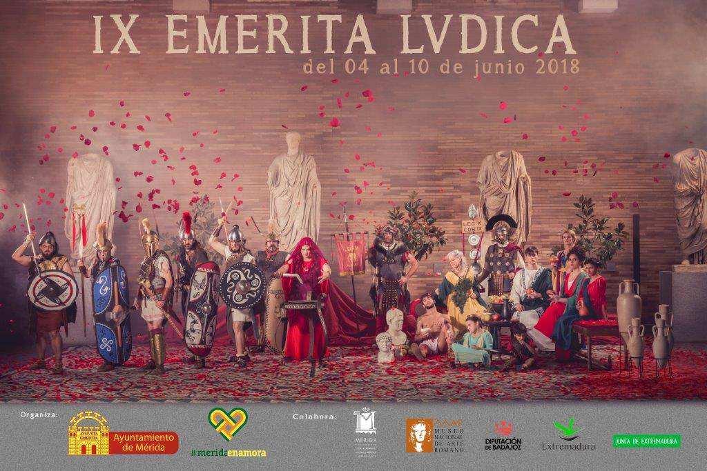 PROGRAMAS PÚBLICOS EMERITA LVDICA 4 al 10 de junio Un año más el MNAR colabora y participa activamente en la organización de Emerita Lvdica, que en este año 2018 alcanza su IX edición.