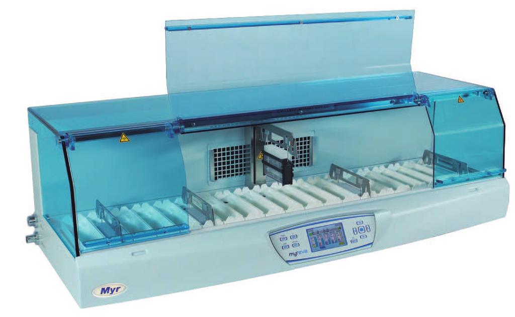 Teñidor automático Myreva SS-30 Teñidor multicarga rápido, práctico y versátil para procesos de tinción rutinarios y especiales.