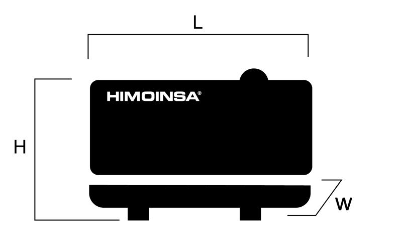 Dimensiones Modelo: HRYW-45 T6 (L) (H) (W) Dimensiones y Peso Largo mm 2.250 Alto mm 1.340 Ancho mm 1.