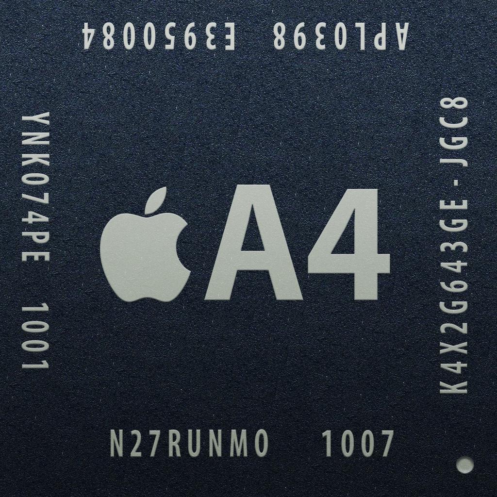 Procesador Apple A5 ARM Cortex-A9 1 GHz ajustable Fabricado por Samsung