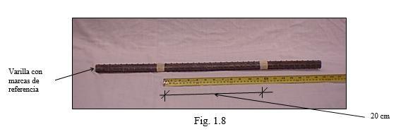 5) Determine de la muestra lo siguiente: 5.1) Peso ( kgf ) 5.2) Longitud inicial total ( m ) 5.3) Peso por metro lineal ( kgf/m ) 5.4) Diámetro inicial ( cm ) 5.5) Área de la sección ( cm 2 ).