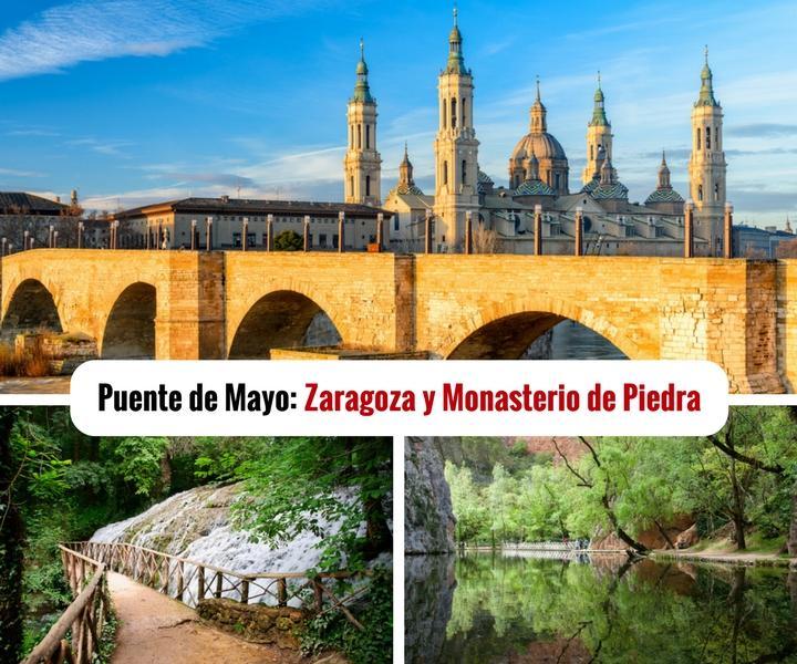 Disfruta del Puente de Mayo conociendo algunas de las zonas más bonitas de Zaragoza, como el Parque Natural del Monasterio de Piedra o la villa medieval de Tarazona, mientras conoces nuevos amigos.