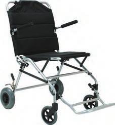 sillas de ruedas MOVILIDAD AD824 SILLA DE TRÁNSITO COMPACT Esta silla está fabricada con una aleación especial de aluminio y es extraordinariamente ligera, sólo 8,9 kilos.