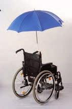 PARASOL PROFT Protección contra el sol y la lluvia, que permite mantener ambas manos en el rolator. Resistente al viento.