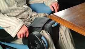 respaldo y los brazos de la silla para aliviar las presiones y prevenir la aparición de ulceraciones. Talla única.