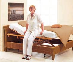 camas electrónicas DESCANSO Camas electrónicas Las camas de altura graduable electrónicamente son una gran ayuda para los cuidadores y familiares de pacientes.