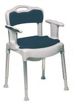 El orinal tiene una tapa con asa y se extrae fácilmente hacia arriba, si se prefiere la silla se puede colocar directamente sobre el