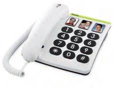 VIDA DIARIA teléfonos AD311 TELÉFONO DE TECLAS GRANDES PHONE EASY 311C Características principales que lo hacen muy práctico y fácil de utilizar: Teclas grandes Compatible con