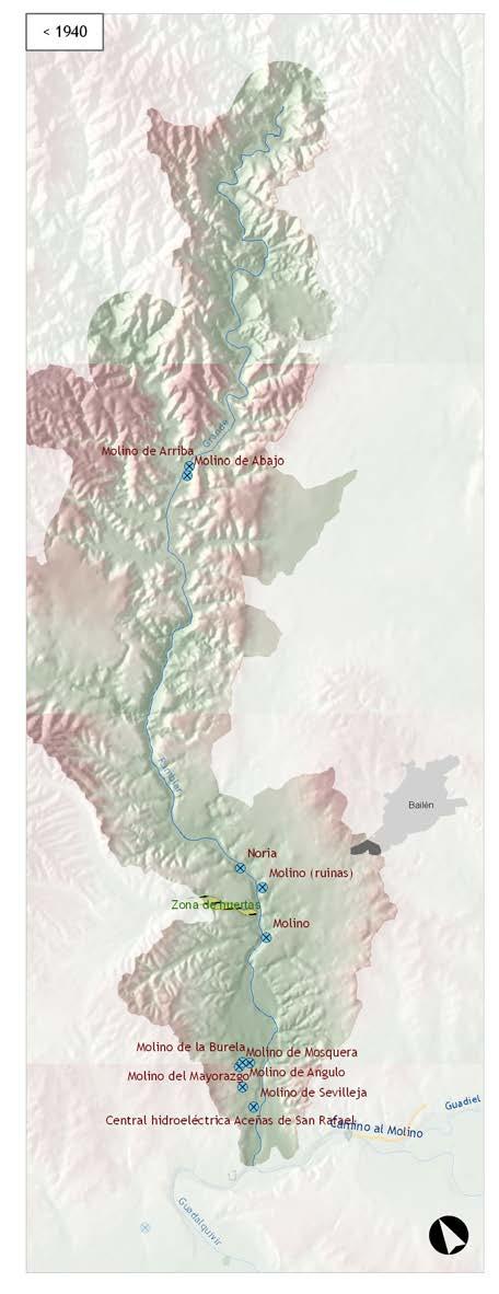 Los paisajes fluviales en la planificación y gestión del agua RECURSOS AMBIENTALES, PATRIMONIALES Y SOCIOCULTURALES Análisis toponímico Muy pocos elementos son los existentes en todo el ámbito