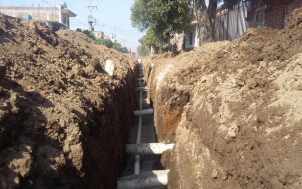 rehabilitación de las redes de agua potable y alcantarillado en las calles