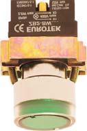 Unidades completas: Cabezal, base y block de contactos YB-BW845 Foco tipo LED ó Incandescente European