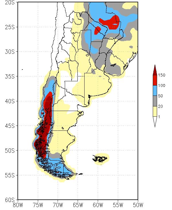 OTROS FENÓMENOS RELEVANTES DE ESTA SEMANA Y AVISOS PRONÓSTICO Al comienzo de esta semana se esperan precipitaciones en las provincias de Chubut,