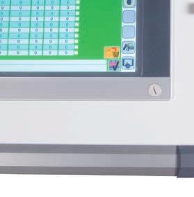 Semi-automatic with online connection. Control via 5.7 touch panel. 4.