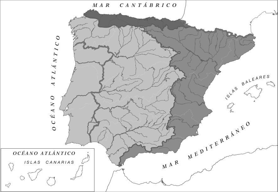 Los ríos más importantes de España son: Miño, Duero, Tajo, Guadiana, Guadalquivir, Ebro, Turia, Júcar y Segura.