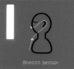 Cuando el sensor se encuentre correctamente ubicado, un indicador de voz dirá: Breath Sensor OK (sensor de la respiración en posición correcta) y las palabras Breath