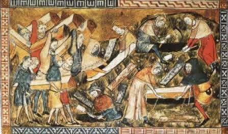 La llegada de la Peste Negra en el siglo XIV inauguró una etapa de crisis económica y social.