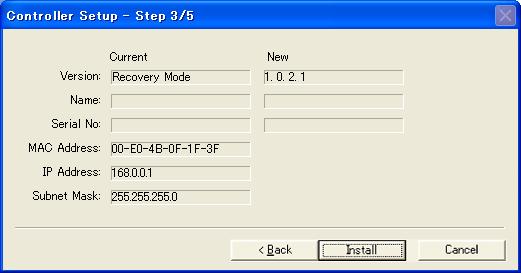 (3) Inserte el CD-ROM de firmware en la unidad de CD-ROM de la computadora de desarrollo (4) Ejecute Ctrlsetup.exe.