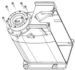 9. Articulación n. 1 (11) Retire la cubierta de la placa de alimentación. Tornillo Truss: 2-M4 6 (12) Destornille los tornillos de montaje de la unidad de alimentación.