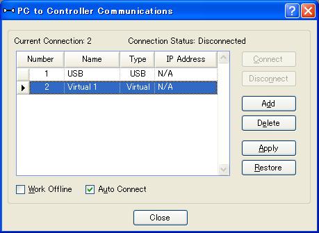 (1) Conecte la computadora de desarrollo y el manipulador con el cable Ethernet. (2) Encienda el manipulador. (3) Inicie EPSON RC+ 7.0.